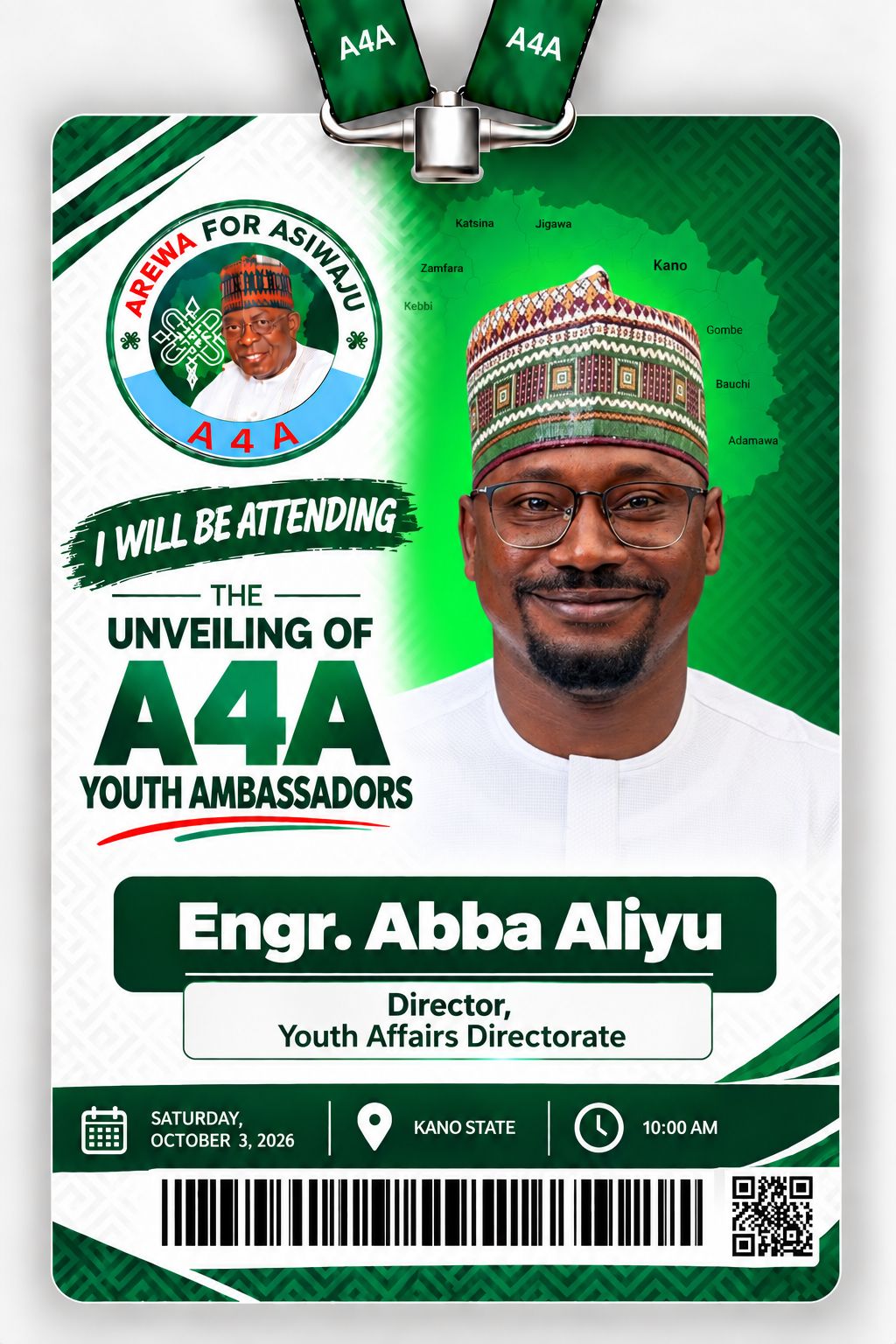 A4A Youth Ambassadors event artwork